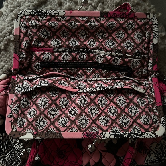 Vera Bradley mocha rouge quilted bag - Picture 7 of 8
